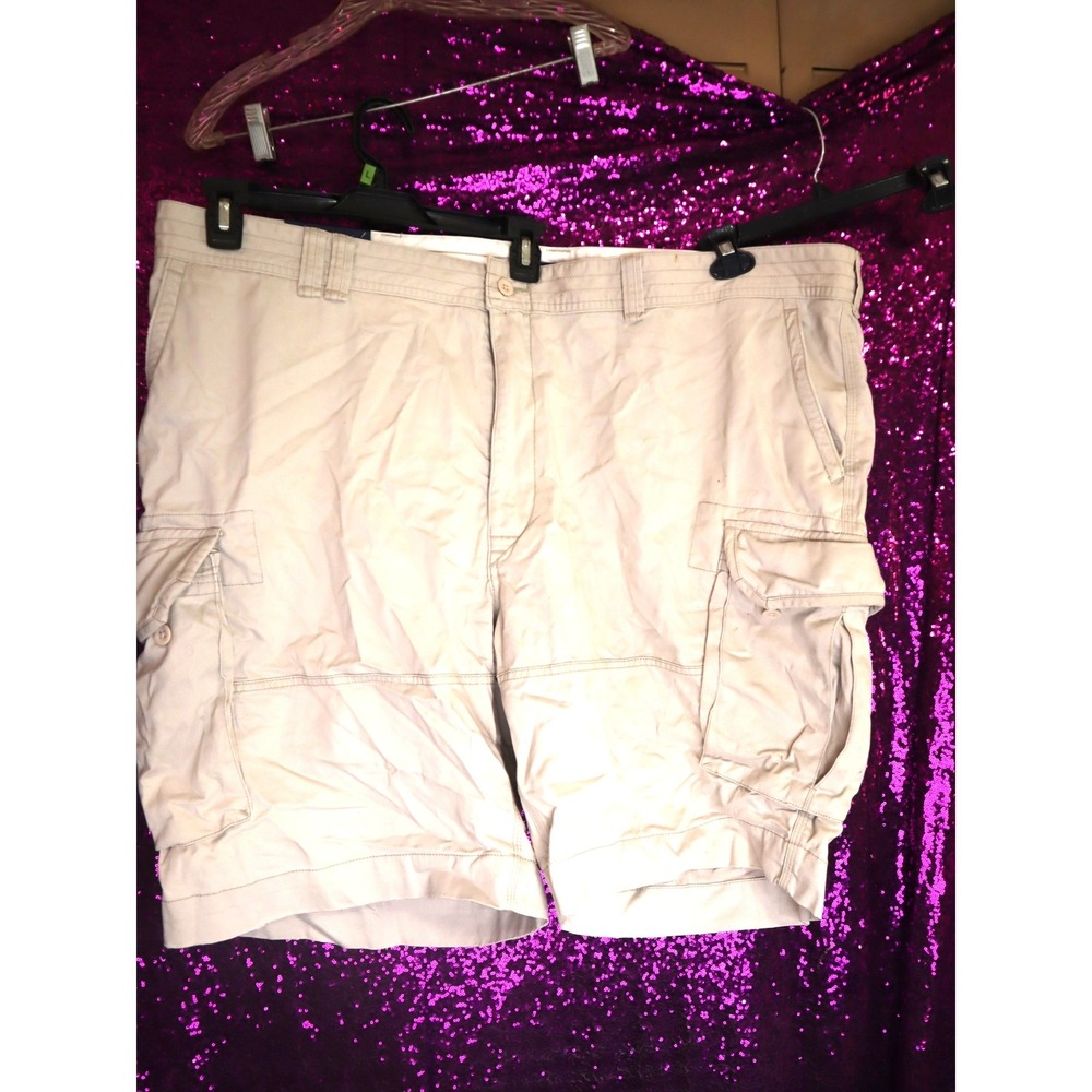 Tan Cargo Shorts 52B Polo Ralph Lauren Mens Classic Chino New With Flaws
